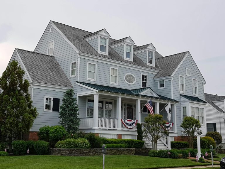 Roof replacement cost Northern Virginia colonial home suburban roofing
