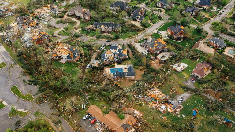 storm damage roof claim Washington DC — missing shingles wind damage